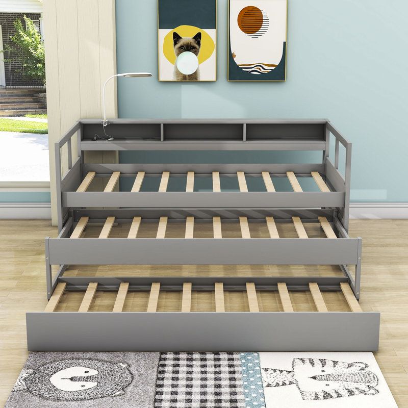 Wildon Home® Chinasa Twin XL Daybed with Trundle Wayfair